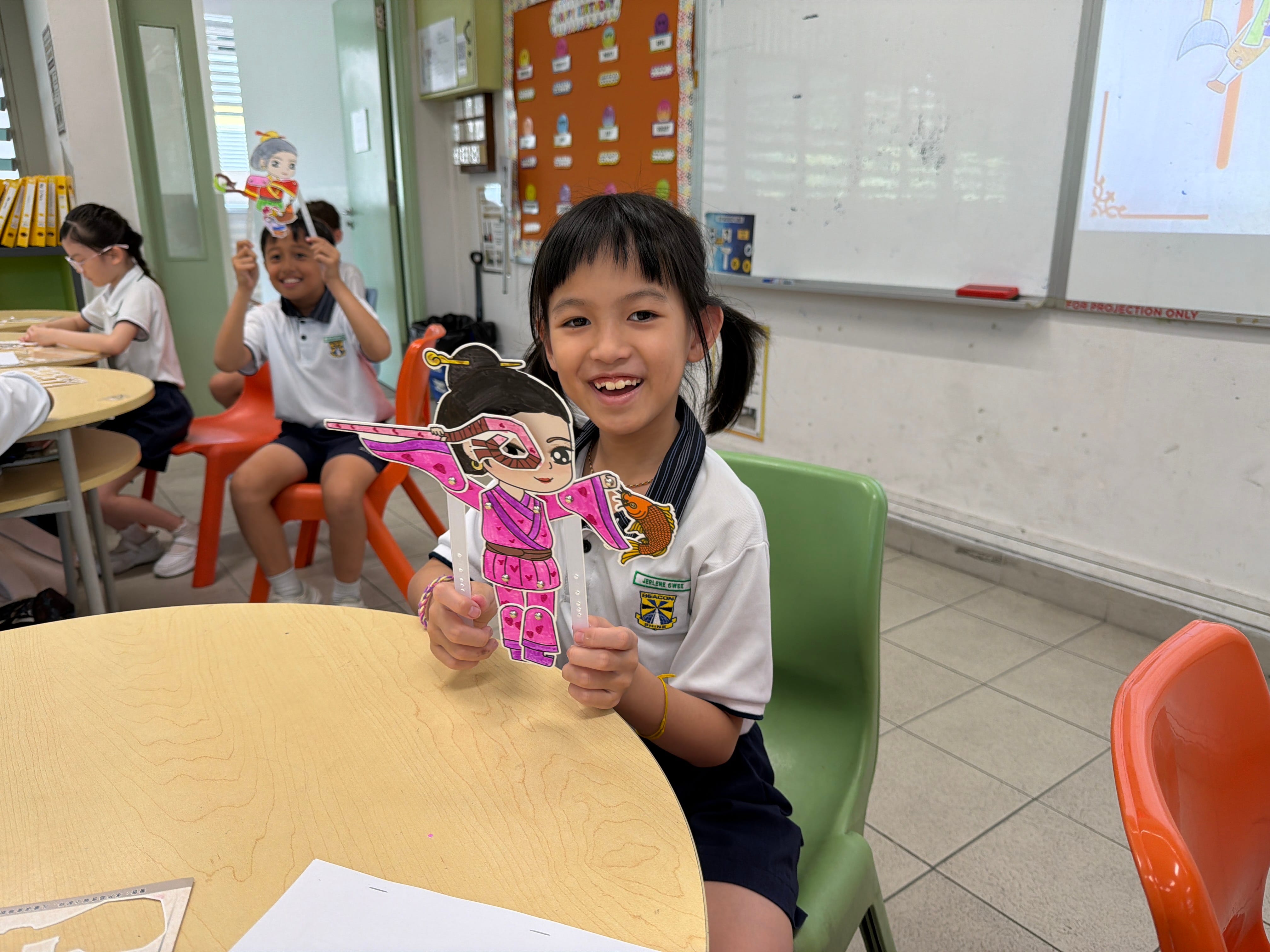 P3 CL making puppet